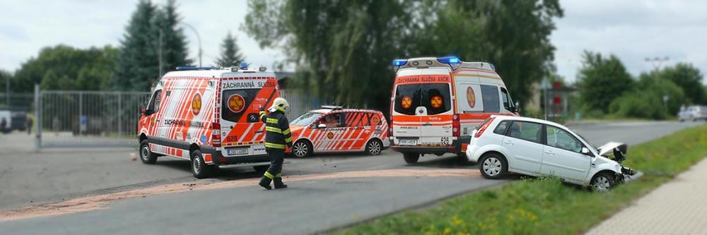 Dopravní nehoda v Dolních Břežanech