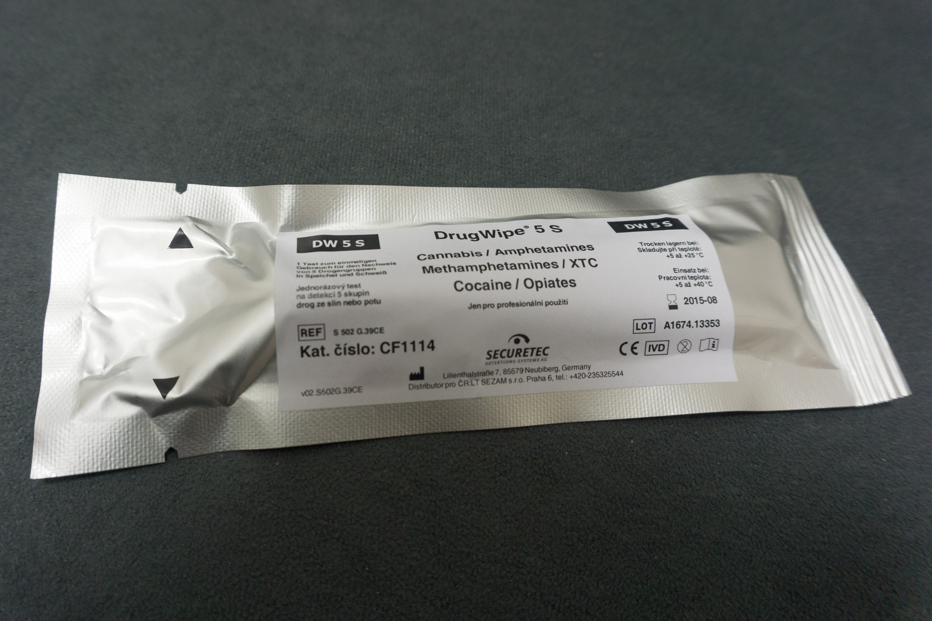 Orientační test DrugWipe